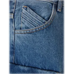 The Attico Trousers-- Fern Cargo Jeans - Exclusive Luxury Collection - Avvenice