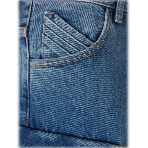 The Attico Trousers-- Fern Cargo Jeans - Exclusive Luxury Collection - Avvenice