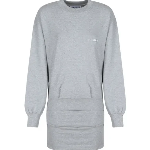 The Attico Dresses-- Heather Grey Mini Dress - Exclusive Luxury Collection - Avvenice