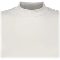 The Attico T-shirt-- Open Back T-Shirt in Ivory - Exclusive Luxury Collection - Avvenice