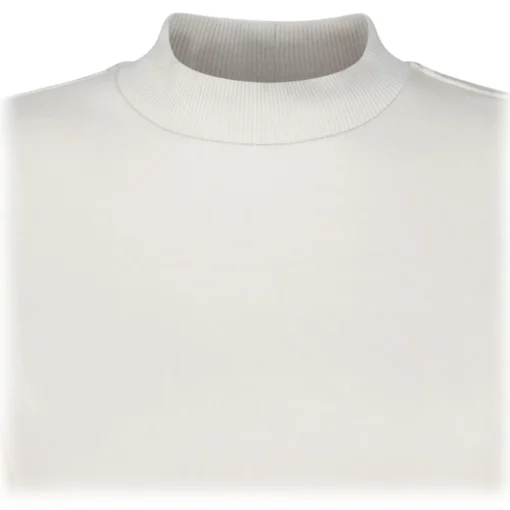 The Attico T-shirt-- Open Back T-Shirt in Ivory - Exclusive Luxury Collection - Avvenice