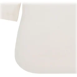 The Attico T-shirt-- Open Back T-Shirt in Ivory - Exclusive Luxury Collection - Avvenice