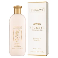 The Merchant of Venice Natural Cosmetics-- Everlasting and Tamarix Body Lotion - Secreti Nobilissimi - Luxury Venetian Cosmetics - Avvenice