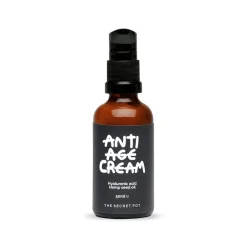 The Secret Pot Natural Cosmetics-- Anti Age Cream - Hyaluronic Acid and Hemp - Timeless - Anti Age Treatment - Face - Avvenice