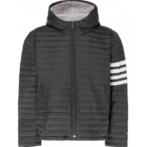 Thom Browne Jackets-- Black Padded Jacket - Exclusive Luxury Collection - Avvenice