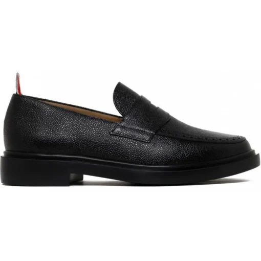 Thom Browne Shoes-- Black Penny Loafer - Exclusive Luxury Collection - Avvenice