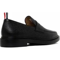 Thom Browne Shoes-- Black Penny Loafer - Exclusive Luxury Collection - Avvenice