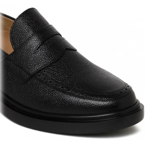 Thom Browne Shoes-- Black Penny Loafer - Exclusive Luxury Collection - Avvenice