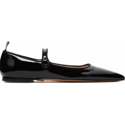Thom Browne Shoes-- Black Pointed Flat - Exclusive Luxury Collection - Avvenice