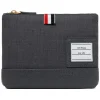 Thom Browne Wallets-- Super 120's Twill Zip Pouch - Exclusive Luxury Collection - Avvenice