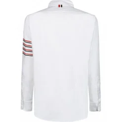 Thom Browne Shirts-- White Button Down Collar Shirt - Exclusive Luxury Collection - Avvenice