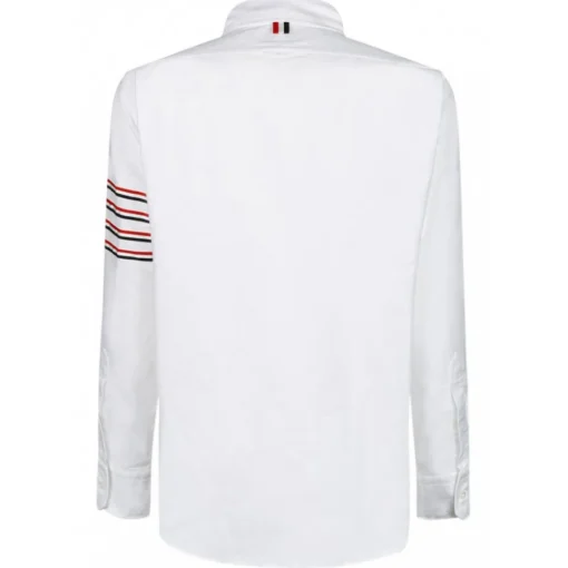 Thom Browne Shirts-- White Button Down Collar Shirt - Exclusive Luxury Collection - Avvenice