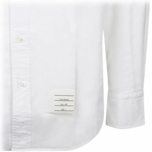 Thom Browne Shirts-- White Button Down Collar Shirt - Exclusive Luxury Collection - Avvenice
