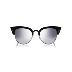 Tom Ford Eyewear Sunglasses & Eyewear-Tom Ford - Alexandra Sunglasses - Cat-Eye Acetate Sunglasses - Black Honey - FT0607 - Sunglasses - - Avvenice