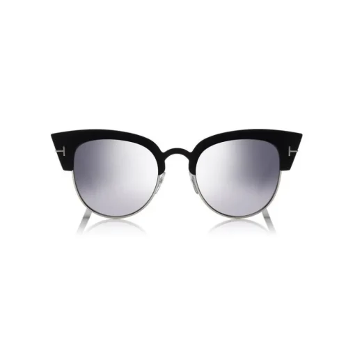 Tom Ford Eyewear Sunglasses & Eyewear-Tom Ford - Alexandra Sunglasses - Cat-Eye Acetate Sunglasses - Black Honey - FT0607 - Sunglasses - - Avvenice