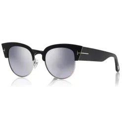 Tom Ford Eyewear Sunglasses & Eyewear-Tom Ford - Alexandra Sunglasses - Cat-Eye Acetate Sunglasses - Black Honey - FT0607 - Sunglasses - - Avvenice