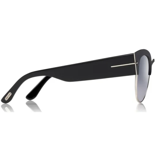 Tom Ford Eyewear Sunglasses & Eyewear-Tom Ford - Alexandra Sunglasses - Cat-Eye Acetate Sunglasses - Black Honey - FT0607 - Sunglasses - - Avvenice