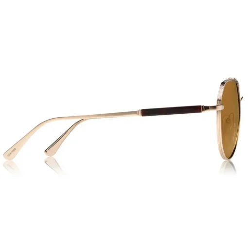 Tom Ford Eyewear Sunglasses & Eyewear-Tom Ford - Andes Sunglasses - Pilot Metal Style Sunglasses - Rose Gold Brown - FT0670 - Sunglasses - - Avvenice