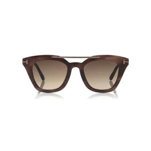 Tom Ford Eyewear Sunglasses & Eyewear-Tom Ford - Anna Sunglasses - Cat-Eye Acetate Sunglasses - Light Havana - FT0575 - Sunglasses - - Avvenice