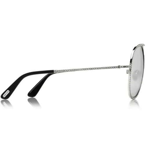 Tom Ford Eyewear Sunglasses & Eyewear-Tom Ford - Antibes Sunglasses - Pilot Metal Sunglasses - White Gold - FT0728 - Sunglasses - - Avvenice