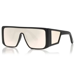 Tom Ford Eyewear Sunglasses & Eyewear-Tom Ford - Atticus Sunglasses - Oversize Rectangular Acetate Sunglasses - FT0710 - Black Smoke - - Avvenice
