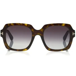 Tom Ford Eyewear Sunglasses & Eyewear-Tom Ford - Autumn Sunglasses - Square Acetate Sunglasses - Havana - FT0660 - Sunglasses - - Avvenice
