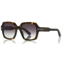 Tom Ford Eyewear Sunglasses & Eyewear-Tom Ford - Autumn Sunglasses - Square Acetate Sunglasses - Havana - FT0660 - Sunglasses - - Avvenice