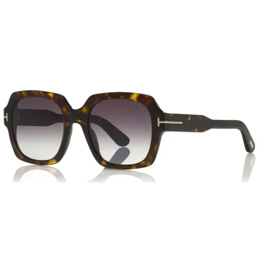 Tom Ford Eyewear Sunglasses & Eyewear-Tom Ford - Autumn Sunglasses - Square Acetate Sunglasses - Havana - FT0660 - Sunglasses - - Avvenice