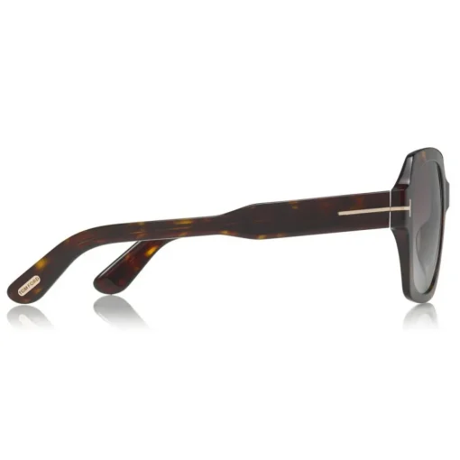 Tom Ford Eyewear Sunglasses & Eyewear-Tom Ford - Autumn Sunglasses - Square Acetate Sunglasses - Havana - FT0660 - Sunglasses - - Avvenice