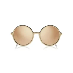 Tom Ford Eyewear Sunglasses & Eyewear-Tom Ford - Ava Sunglasses - Round Metal Sunglasses - Rose Gold Brown - FT0572 - Sunglasses - - Avvenice