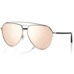 Tom Ford Eyewear Sunglasses & Eyewear-Tom Ford - Binx Sunglasses - Pilot Metal Sunglasses - Palladium - FT0681 - Sunglasses - - Avvenice