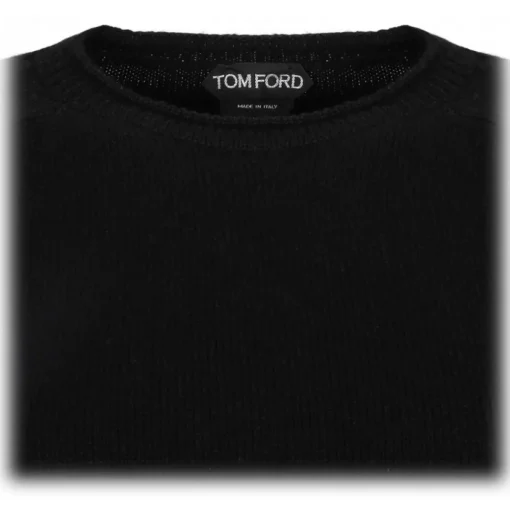 Tom Ford Knitwears-- Black Cashmere Jumper - Exclusive Luxury Collection - Avvenice