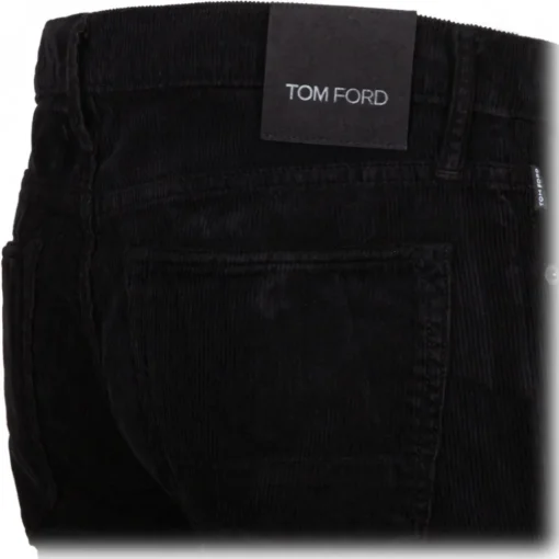 Tom Ford Trousers-- Black Corduroy Skinny Trousers - Exclusive Luxury Collection - Avvenice