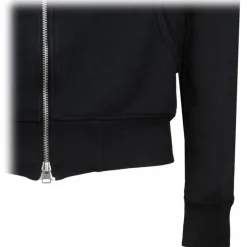 Tom Ford Sweatshirts-- Black Hoodie with Drawstrings - Exclusive Luxury Collection - Avvenice