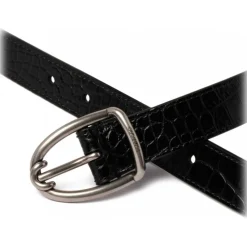 Tom Ford Belts-- Black Logo Engraved Belt - Exclusive Luxury Collection - Avvenice