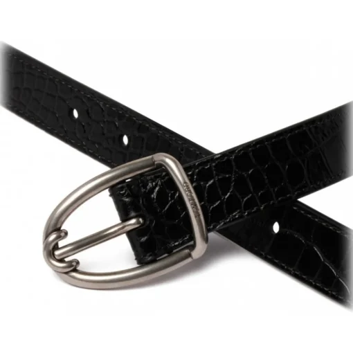 Tom Ford Belts-- Black Logo Engraved Belt - Exclusive Luxury Collection - Avvenice