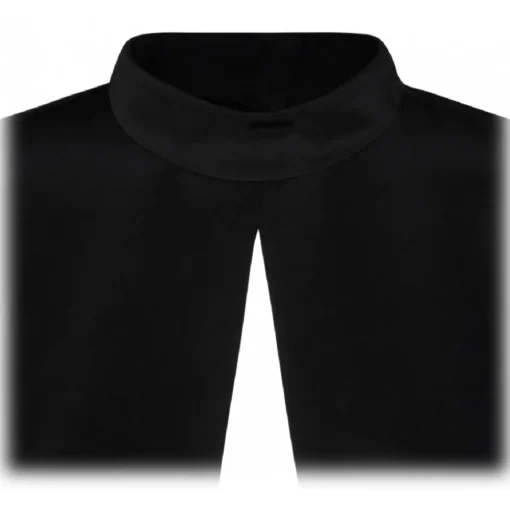 Tom Ford Shirts-- Black Silk Wide Sleeve Bodysuit - Exclusive Luxury Collection - Avvenice