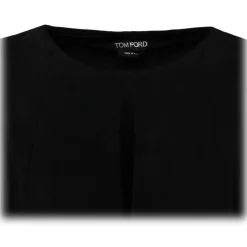 Tom Ford Dresses-- Black Stretch Midi Dress - Exclusive Luxury Collection - Avvenice