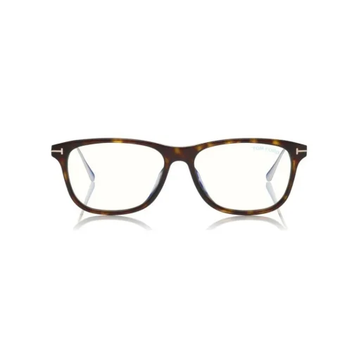 Tom Ford Eyewear Sunglasses & Eyewear-Tom Ford - Blue Block Optical Glasses - Square Optical Glasses - Dark Havana - FT5589-B - Optical Glasses - - Avvenice