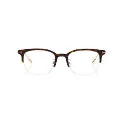 Tom Ford Eyewear Sunglasses & Eyewear-Tom Ford - Blue Block Optical Glsses - Browline Optical Glsses - Dark Havana - FT5645-D - Optical Glsses - - Avvenice