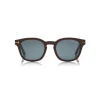 Tom Ford Eyewear Sunglasses & Eyewear-Tom Ford - Blue Block Optical Glasses - Round Optical Glasses - Dark Havana Blue - FT5532-B - Optical Glasses - - Avvenice