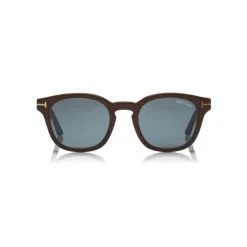 Tom Ford Eyewear Sunglasses & Eyewear-Tom Ford - Blue Block Optical Glasses - Round Optical Glasses - Dark Havana Blue - FT5532-B - Optical Glasses - - Avvenice