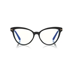 Tom Ford Eyewear Sunglasses & Eyewear-Tom Ford - Blue Block Optical Glasses - Cat-Eye Optical Glasses - Black - FT5639-B - Optical Glasses - - Avvenice