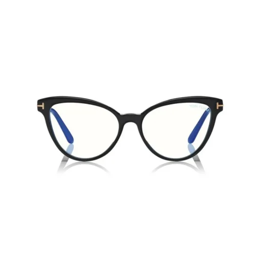 Tom Ford Eyewear Sunglasses & Eyewear-Tom Ford - Blue Block Optical Glasses - Cat-Eye Optical Glasses - Black - FT5639-B - Optical Glasses - - Avvenice