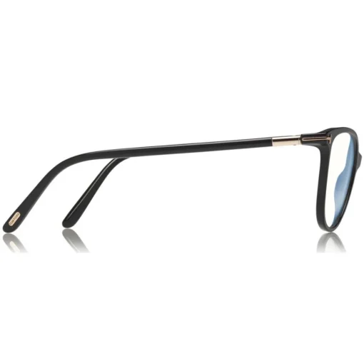 Tom Ford Eyewear Sunglasses & Eyewear-Tom Ford - Blue Block Optical Glasses - Round Acetate Optical Glasses - Black - FT5616-B - Optical Glasses - - Avvenice