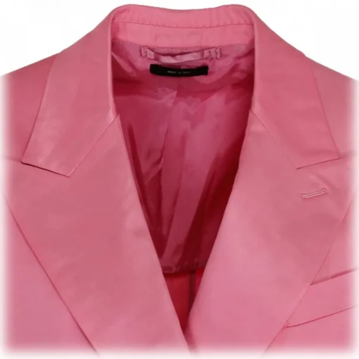 Tom Ford Jackets-- Bubblegum Pink Double Breasted Blazer - Exclusive Luxury Collection - Avvenice