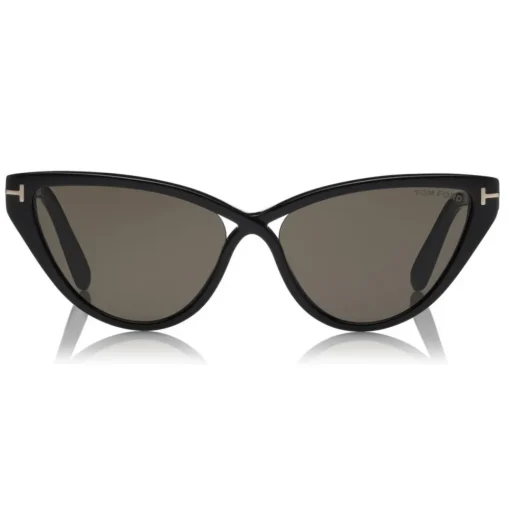 Tom Ford Eyewear Sunglasses & Eyewear-Tom Ford - Charlie Sunglasses - Cat-Eye Acetate Sunglasses - Black - FT0740 - Sunglasses - - Avvenice
