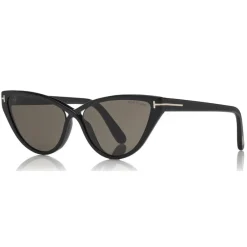 Tom Ford Eyewear Sunglasses & Eyewear-Tom Ford - Charlie Sunglasses - Cat-Eye Acetate Sunglasses - Black - FT0740 - Sunglasses - - Avvenice