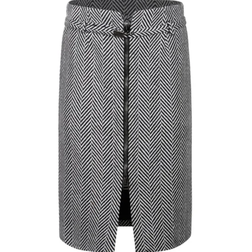 Tom Ford Skirts-- Chevron Pattern Midi Pencil Skirt - Exclusive Luxury Collection - Avvenice