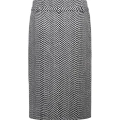 Tom Ford Skirts-- Chevron Pattern Midi Pencil Skirt - Exclusive Luxury Collection - Avvenice